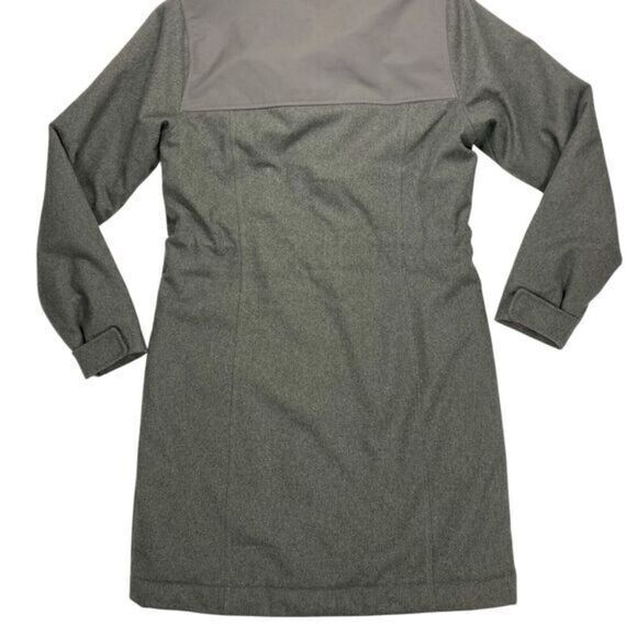 Merrell Select Dry Pea Coat XS Gray Insulated Winter Long Classic Elegant Jacket - Picture 7 of 16